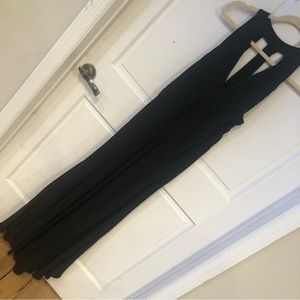 Karen Alexander beaded elegant dress halter top